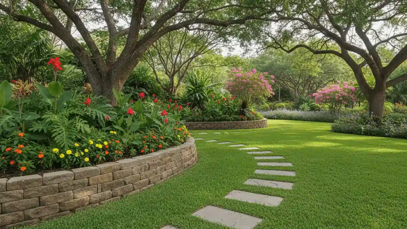 Tropical Garden Design in Lubbock, TX