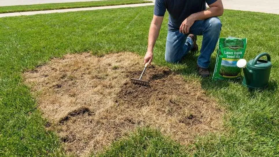 Fixing Brown Patches in Lawn 2 Lawn Repairing Service in Lubbock, TX